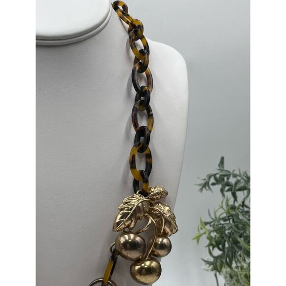 J. Crew Gold and Brown Statement Necklace - Picture 4 of 14